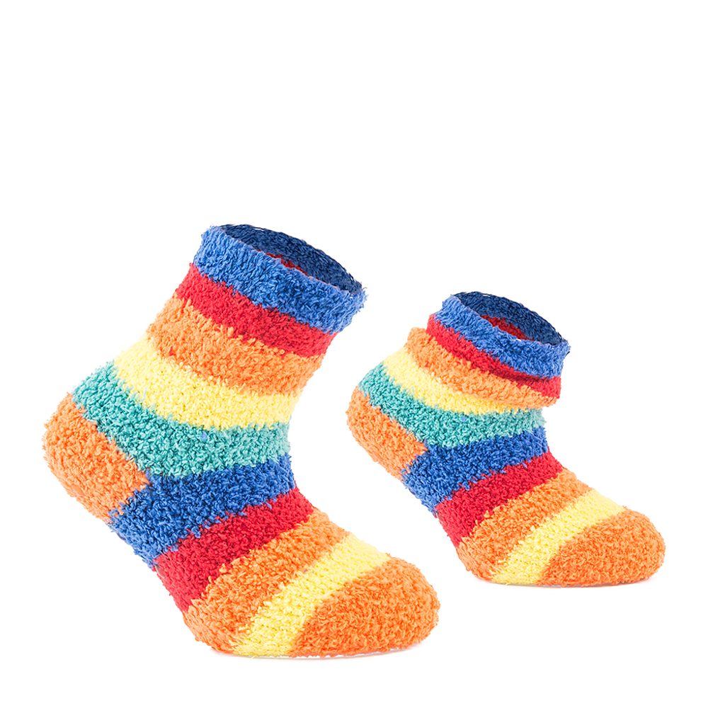 ponožky chlapecké FLUFFY s protiskluzem - 2pack, Pidilidi, PD0148-02, kluk - 12-24m