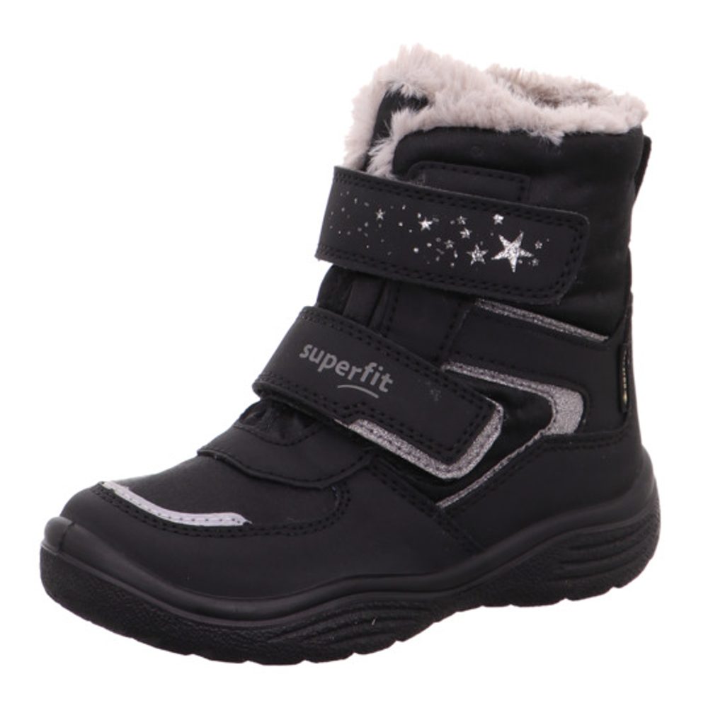 Dievčenské zimné topánky CRYSTAL GTX, Superfit, 1-009098-0000, čierna -  Pidilidi.sk