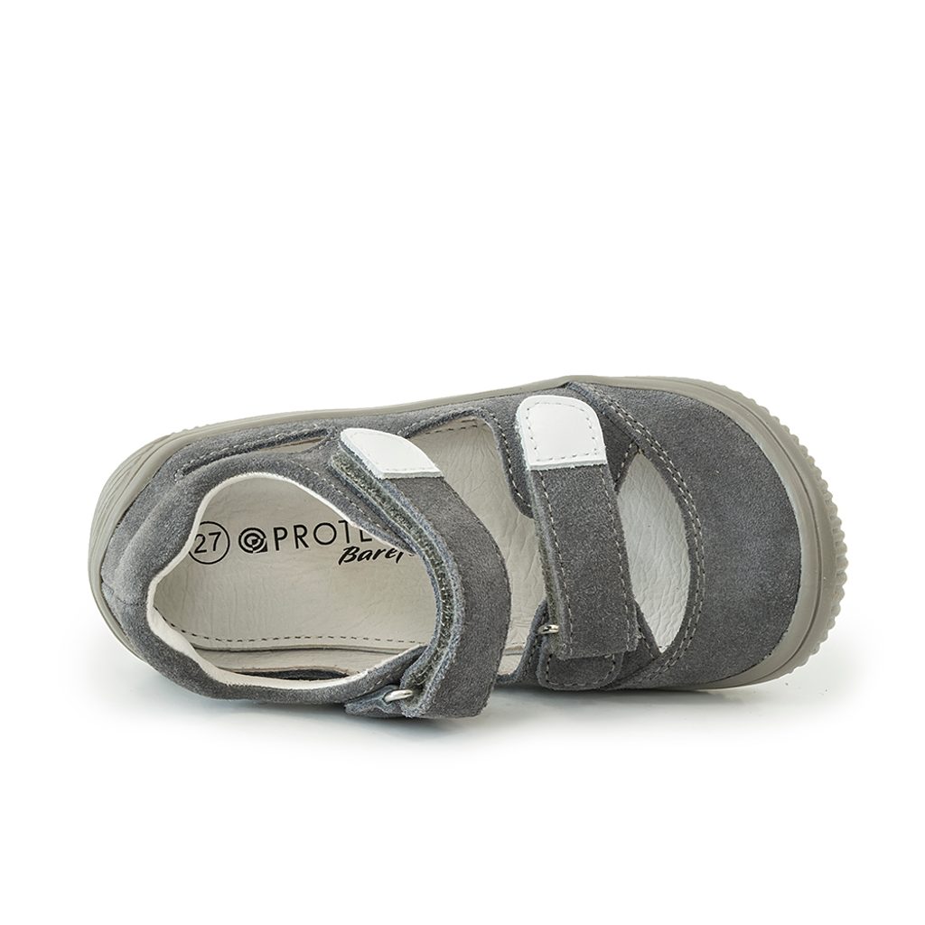 Chlapčenské sandále Barefoot MERYL GREY, Protetika, sivá - Pidilidi.sk