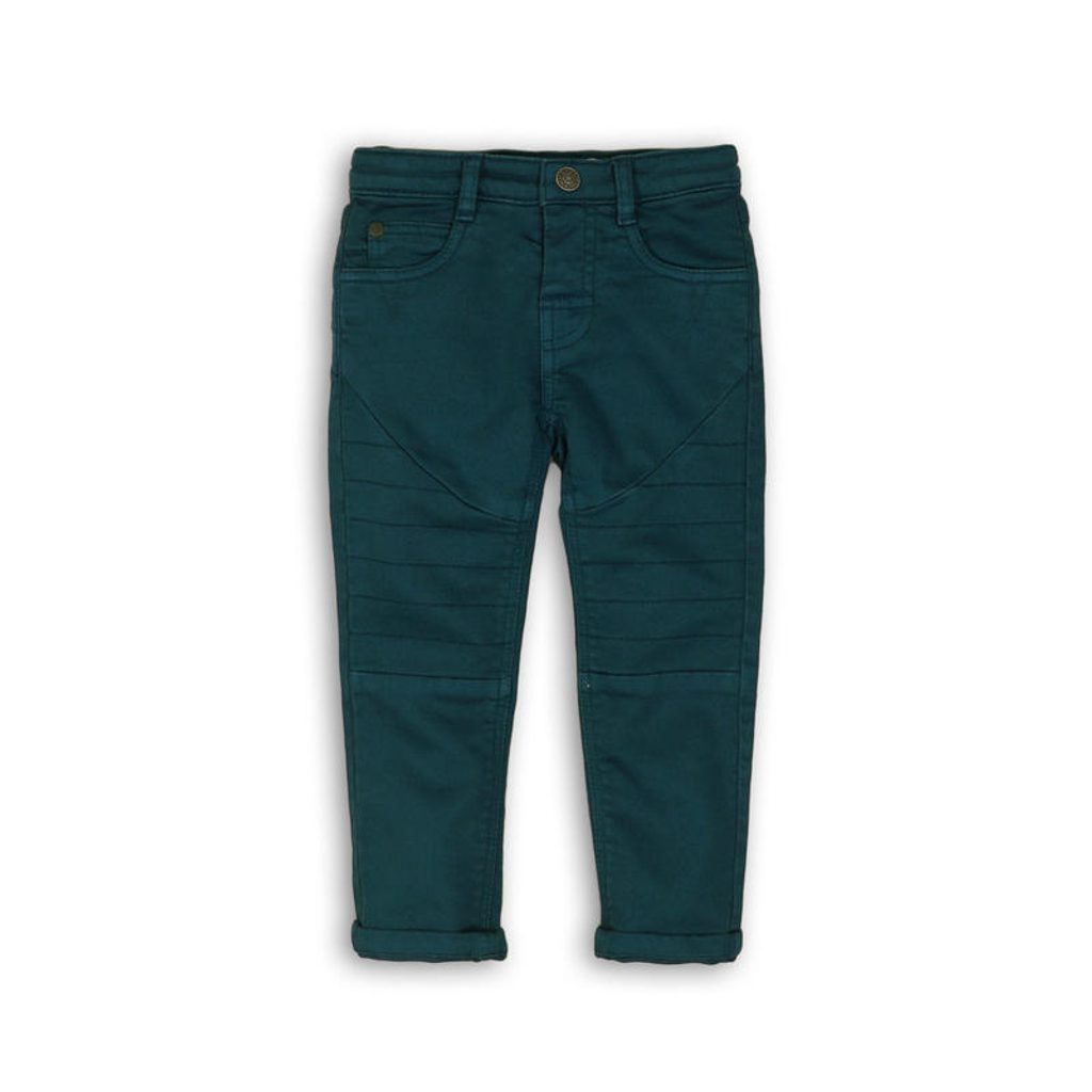 Kalhoty chlapecké s elastenem, Minoti, SKATE 5, zelená - 98/104