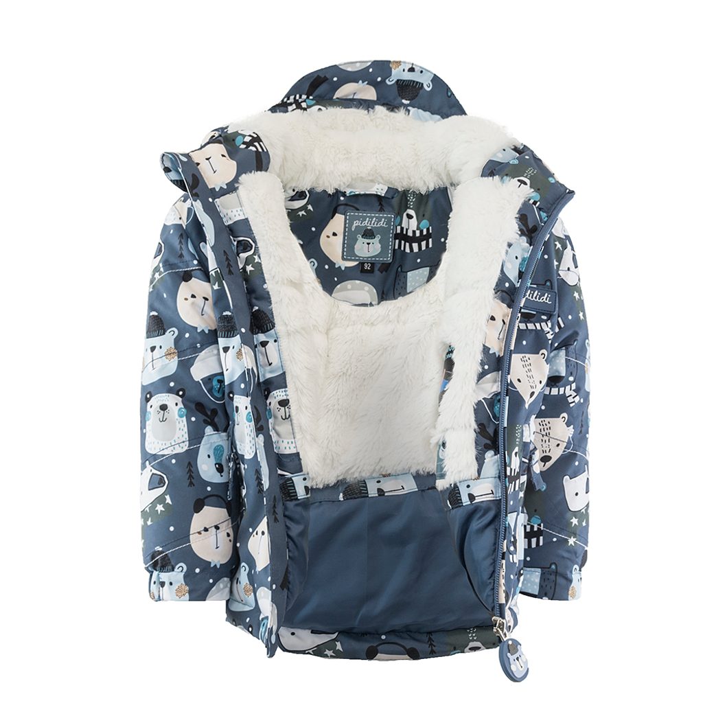 chlapčenská zimná bunda s kožušinou, Pidilidi, PD1130, chlapec - Pidilidi.sk