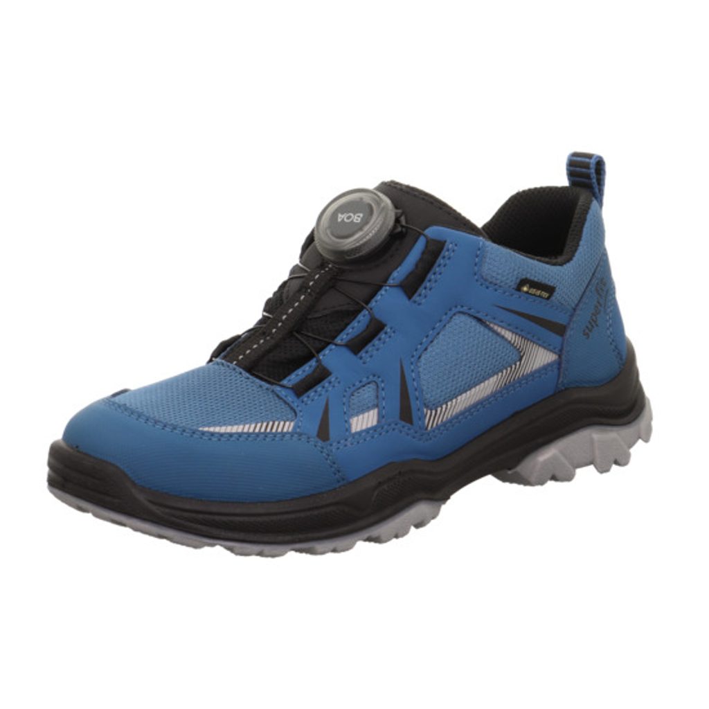 Superfit Jupiter Scarpe Trekking Bambino Con Sistema BOA E Gore-Tex - Blu/Giallo, Taglia 31 EU