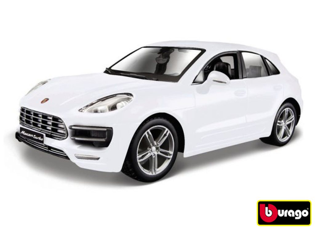 Bburago 1:24 Plus Porsche Macan White, W019220
