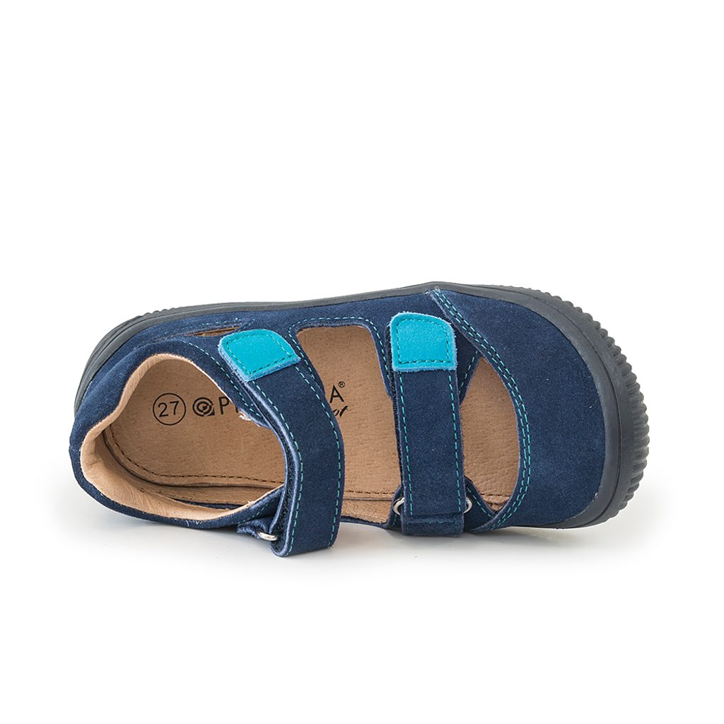 Chlapčenské sandále Barefoot MERYL TYRKYS, Protetika, modro tyrkysová -  Pidilidi.sk