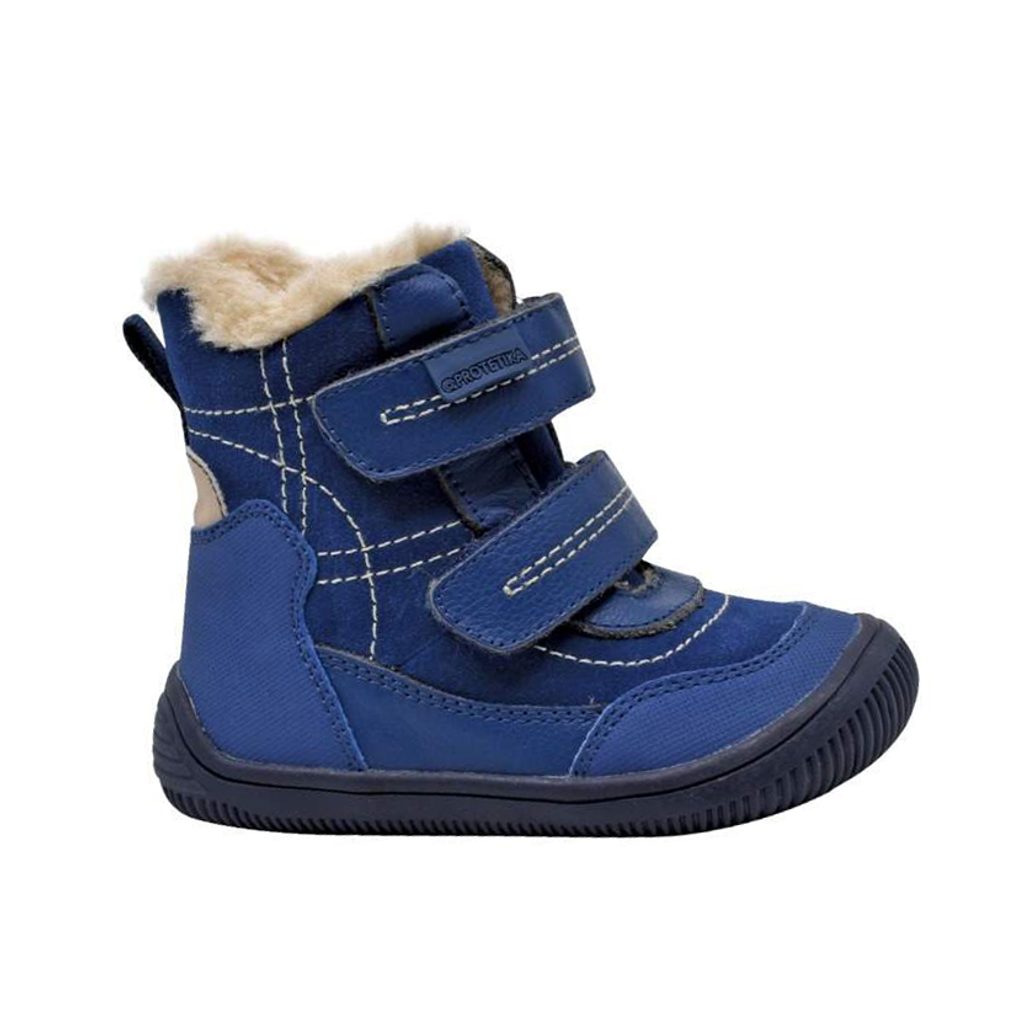 Chlapčenské zimné topánky Barefoot RAMOS BLUE, Protetika, modrá -  Pidilidi.sk