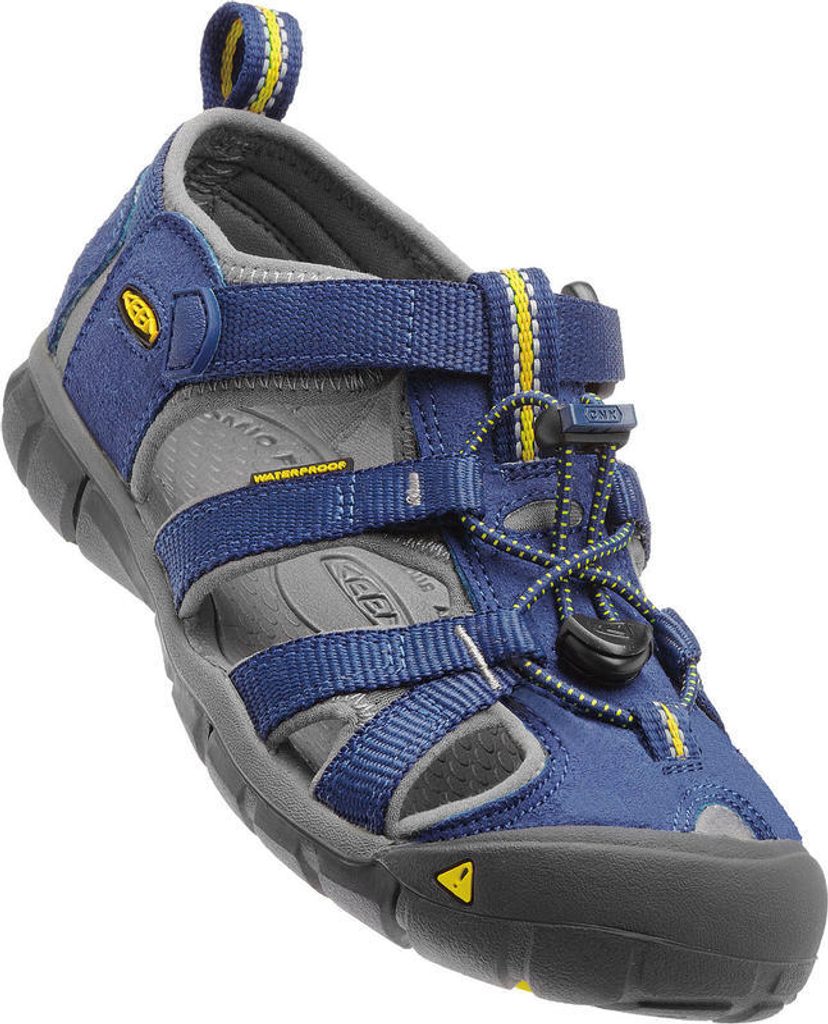 Sandale pentru copii SEACAMP II CNX, blue depths/gargoyle, Keen, 1010096,  albastru - Pidilidi.ro