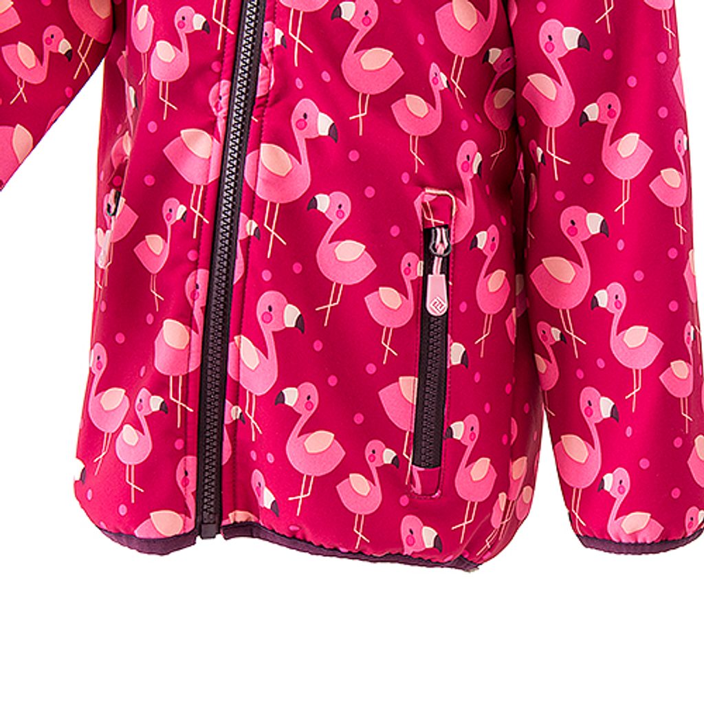 dievčenská softshellová bunda s potlačou a pevnou kapucňou, Pidilidi,  PD1072-01, dievča - Pidilidi.sk