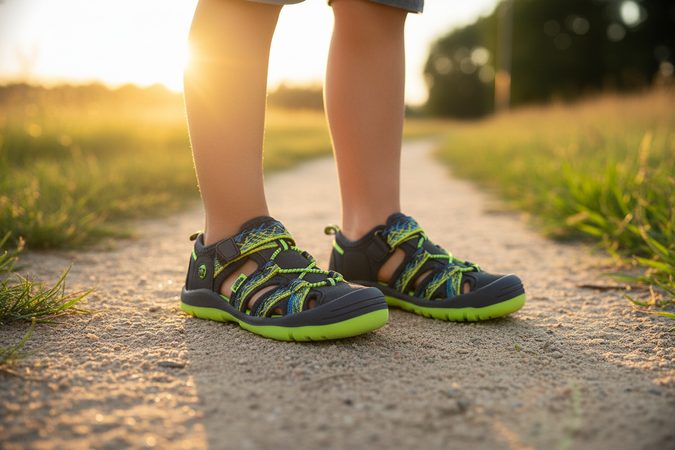 Útmutató a gyermek nyári lábbelikhez: Hogyan válasszunk szandált, barefoot cipőt és vízi cipőt?
