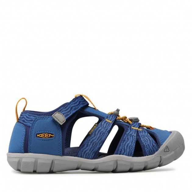 detské sandále seacamp ii cnx bright cobalt blue depths keen 1026316