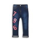 Pantaloni din denim pentru fete cu elastic, Minoti, REDSOX 12, fetiță