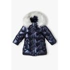 Puffa lány steppelt kabát, Minoti, express 1, kék