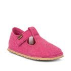 Dívčí barefoot bačkory FLEXY WOOLY Fuxia; Froddo; G1700378-6