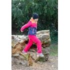 mikina dívčí chlupatá se stojáčkem, Pidilidi, PD1114-03, růžová