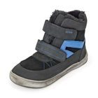 Chlapčenské zimné topánky Barefoot RODRIGO BLACK, Protetika, čierna