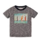 Fiúk shirt rövid ujjú, minoti, klub 3, szürke