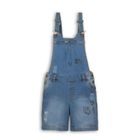 Pantaloni scurți din denim pentru fete, Minoti, Wilderness 1, albastru