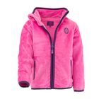 mikina dívčí chlupatá se stojáčkem, Pidilidi, PD1156-03, růžová