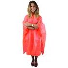 poncho PVC neonová, Pidilidi, PL0066-17, oranžová