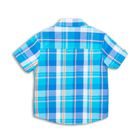 Cămașă pentru băieți cu mâneci scurte, Minoti, Jeep 5, albastru