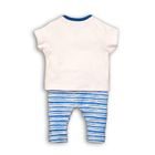 Set pentru copii din bumbac, cămașă și pantaloni, Minoti, SMART 5, albastru