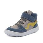 Detské celoročné členkové barefoot topánky TEX GO GREY/BLUE Froddo G3110265
