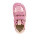 Dievčenské plátené barefoot baleríny CANVAS BALETTY PINK SHINE Froddo G1700437
