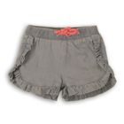 Lányok rövidnadrág fodros, Minoti, Shell 5, szürke