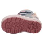 Dívčí zimní barefoot boty ZERU TEX WINTER Bordeaux Froddo G3160240-8