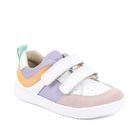 Dievčenské barefoot textilné tenisky LOOP WHITE/LILA Froddo G3130282-8
