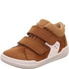 Tenisi barefoot înalți pentru băieți SUPERFREE Brown/White Superfit 1-000543-3010