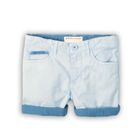 Pantaloni scurți din bumbac pentru băieți, Minoti, Salt 6, albastru deschis