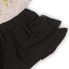 Šaty dievčenské s krátkým rukávom, Minoti, TWIST 12, černá