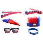 Fandící set Česká republika s čelenkou