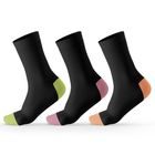 Női magas bambusz zokni - 3pack Pidilidi PD0153-01 black