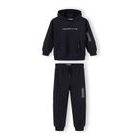 Chlapčenská tepláková súprava Minoti 29FLEECE260 čierna
