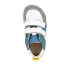 Papuci barefoot din pânză pentru băieți CANVAS T-BAR DARK BLUE Froddo G1700439