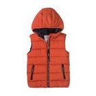 Vesta chlapecká Puffa s kapucí, Minoti, 7BGILET 11, oranžová