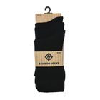 Șosete înalte unisex din bambus - 3pack Pidilidi PD0151-10 black
