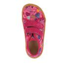 Dievčenské zimné barefoot topánky s membránou Bugga RUBA Fuchsia B00197-07