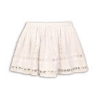 Fustă pentru fete, Minoti, Hydrangea 10, alb