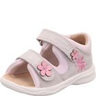 Dievčenské sandále POLLY Light Grey/Pink Superfit 1-600098-2500