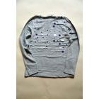 tričko dievčenské s dlhým rukávom, Wendee, ozfb102499-1, šedá