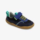 Mezítlábas gyermek tornacipő GROUNDIES LOU KIDS DARK BLUE, kék