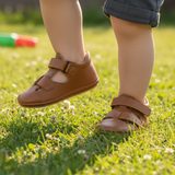 Sandale barefoot pentru copii PREWALKERS SANDAL COGNAC FRODDO G1130023-2
