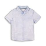 Košile chlapecká s krátkým rukávem, Minoti, Shore 1, světle modrá 