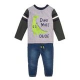 Set pentru băieți - tricou și pantaloni din blugi, Minoti, Mite 5, băiat