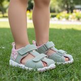 Dievčenské sandále BOOMERANG Green/Rose Superfit 1-000866-7510