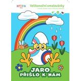 Prišla k nám jar - omaľovánka A5, Kresli.to, W028905