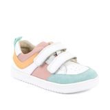 Tenisi barefoot textili pentru fete LOOP WHITE/PINK Froddo G3130282-4