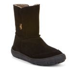 Detská zimná barefoot obuv TEX SUEDE Black, Froddo, G3160238-4, čierna